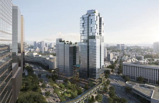 용산전자상가지구 나진12·13동 일대 지구단위 계획구역 조감도. [서울시 제공]